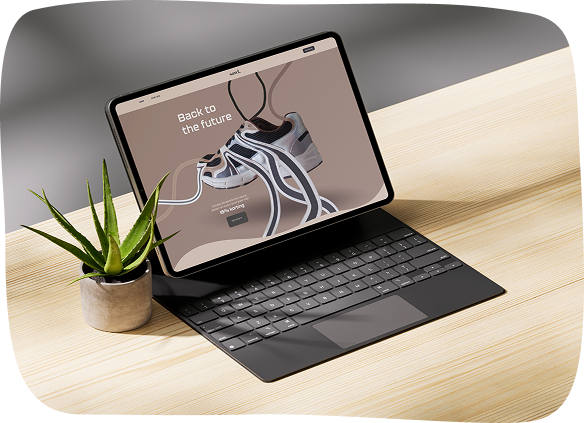 Back to the futur desktop mockup